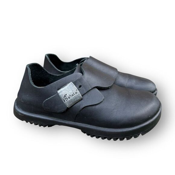 Betula Birkenstock Black Leather Shoes Women's EU 37 - Picture 15 of 15